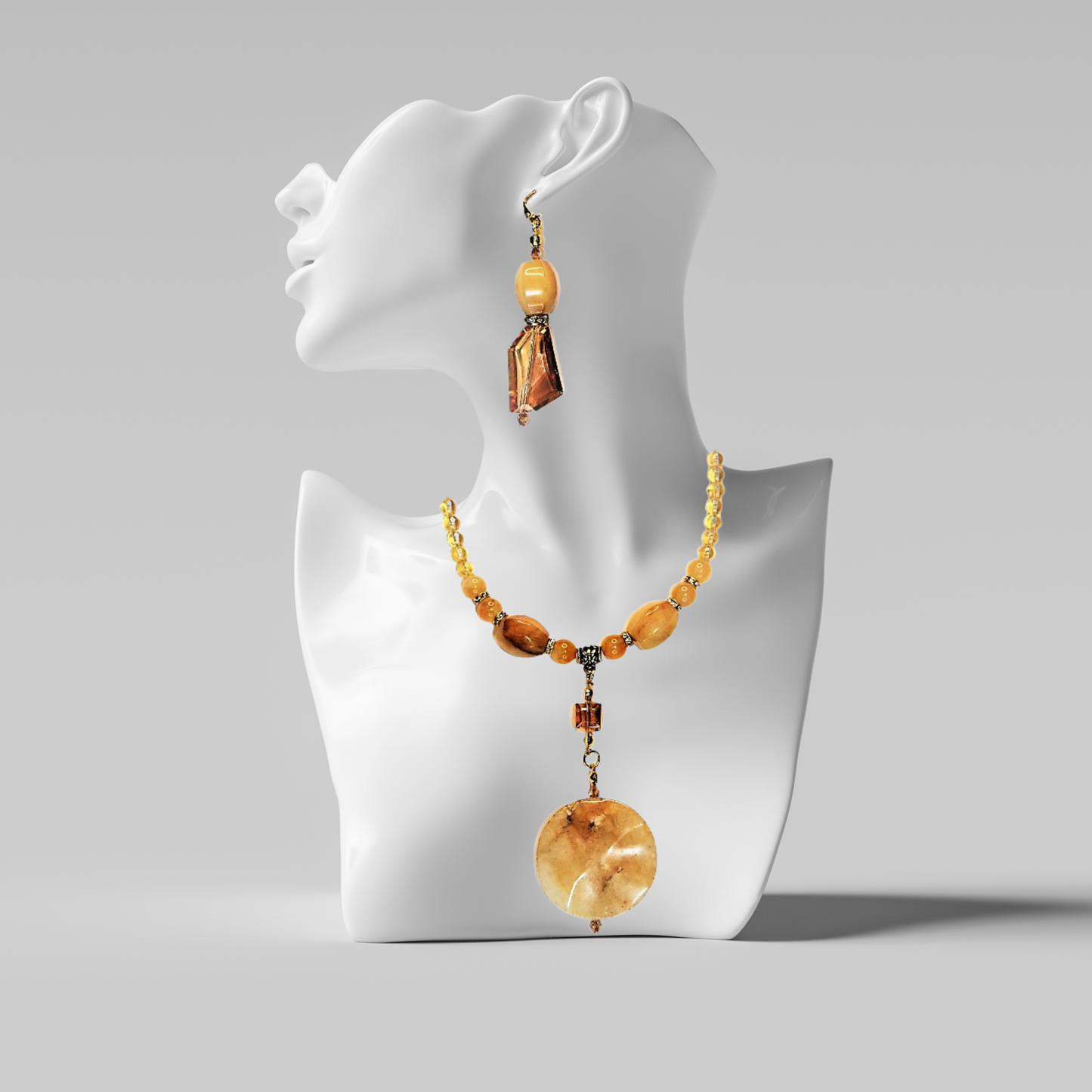 Sylvia | Necklace and Earrings Set